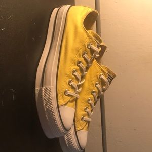 YELLOW PLATFORM CONVERSE